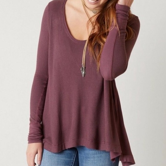 Free People Malibu High-Low Thermal Top - Picture 12 of 12